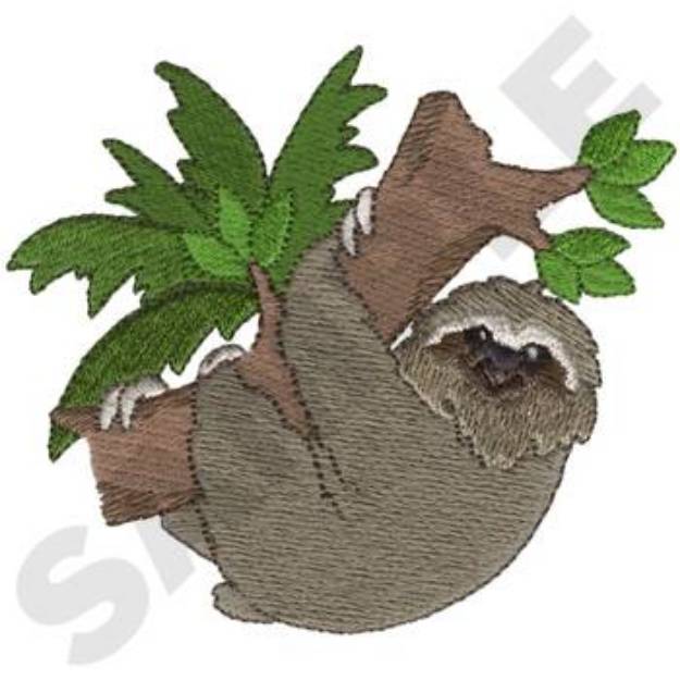 Picture of Sloth Machine Embroidery Design