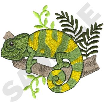 Chameleon Machine Embroidery Design