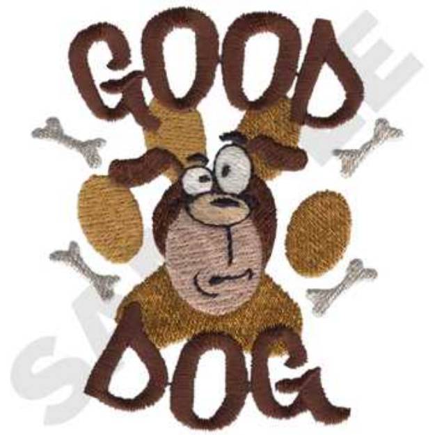 Picture of Good Dog Machine Embroidery Design