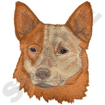 Australian Cattle Dog Machine Embroidery Design