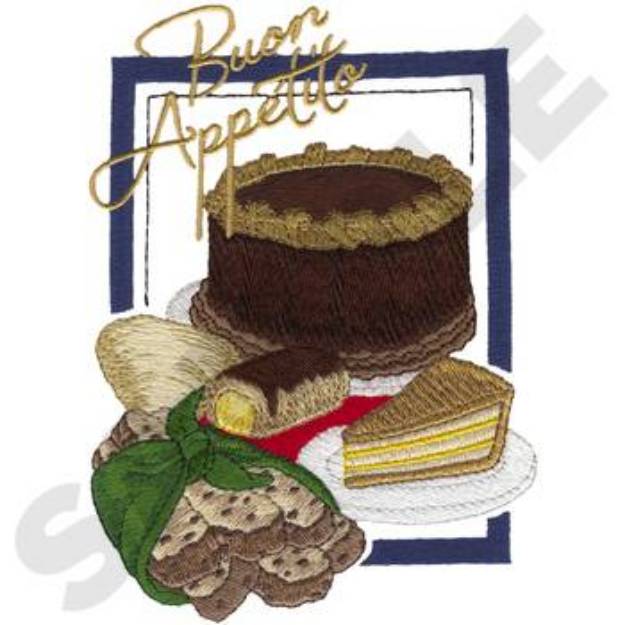 Picture of Buon Appetito Machine Embroidery Design