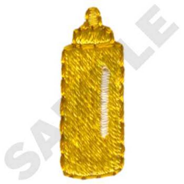 Picture of Mustard Bottle Machine Embroidery Design
