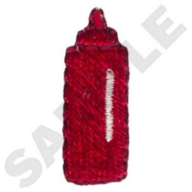 Picture of Ketchup Bottle Machine Embroidery Design