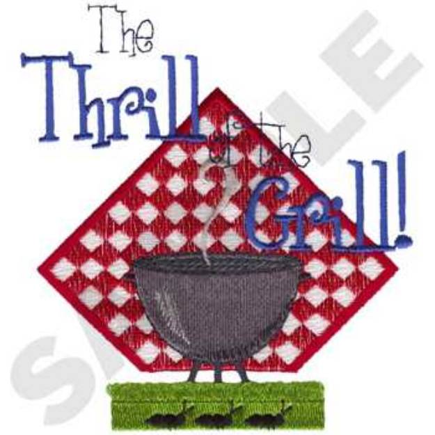 Picture of Grill Thrill Fringe Machine Embroidery Design