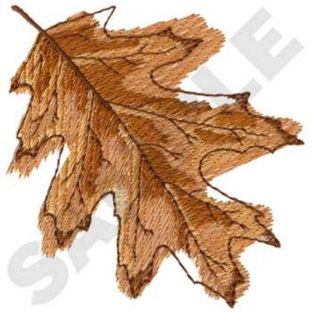 Picture of Oak Leaf Machine Embroidery Design