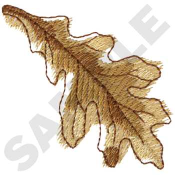 Oak Leaf Machine Embroidery Design