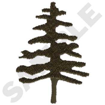 Abstract Tree Machine Embroidery Design
