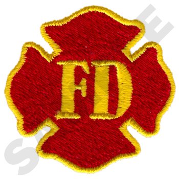 Fire Department Machine Embroidery Design
