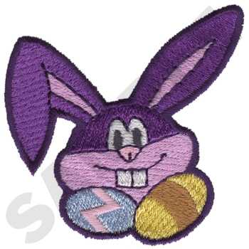 Easter Bunny And Eggs Machine Embroidery Design