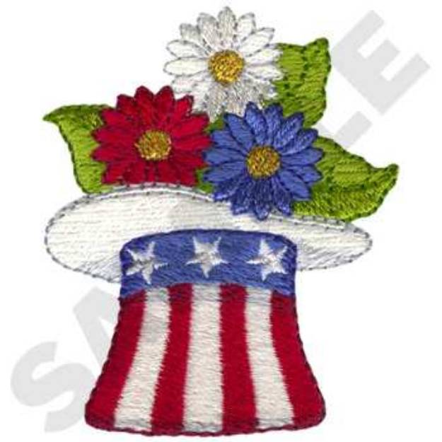 Picture of Uncle Sam Bouquet Machine Embroidery Design