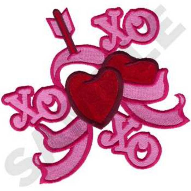 Picture of Valentines Day Machine Embroidery Design