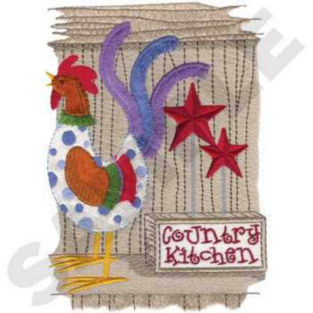 Picture of Fringe Country Kitchen Machine Embroidery Design