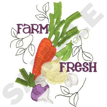 Fringe Farm Fresh Machine Embroidery Design