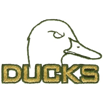 Duck Mascot Machine Embroidery Design