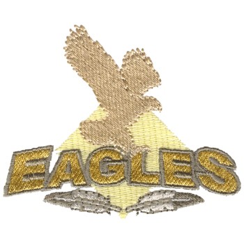Eagle Mascot Machine Embroidery Design