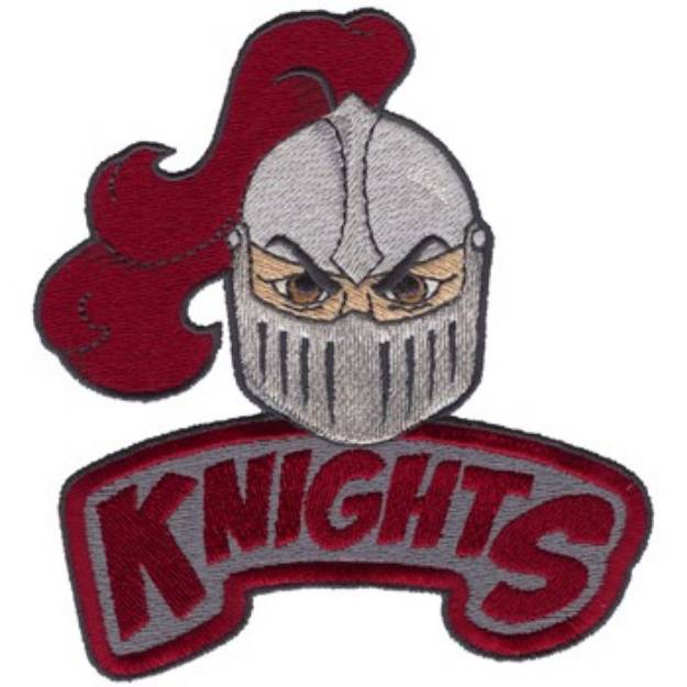 Picture of Knight Mascot Machine Embroidery Design