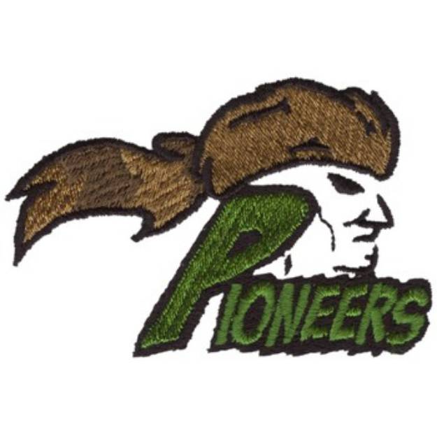 Picture of Pioneers Mascot Machine Embroidery Design