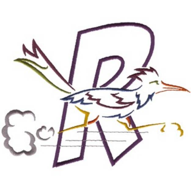 Picture of Roadrunners Mascot Machine Embroidery Design