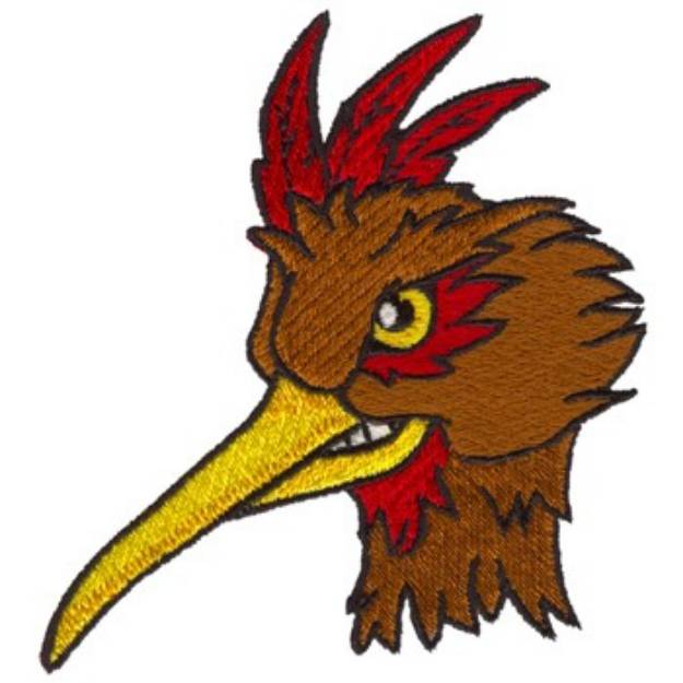 Picture of Roadrunner Emblem Machine Embroidery Design