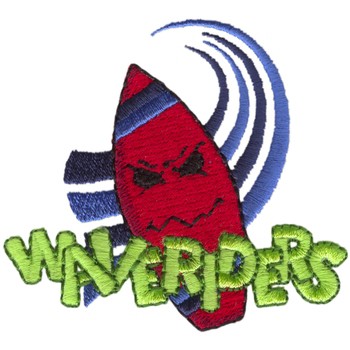 Waveriders Machine Embroidery Design