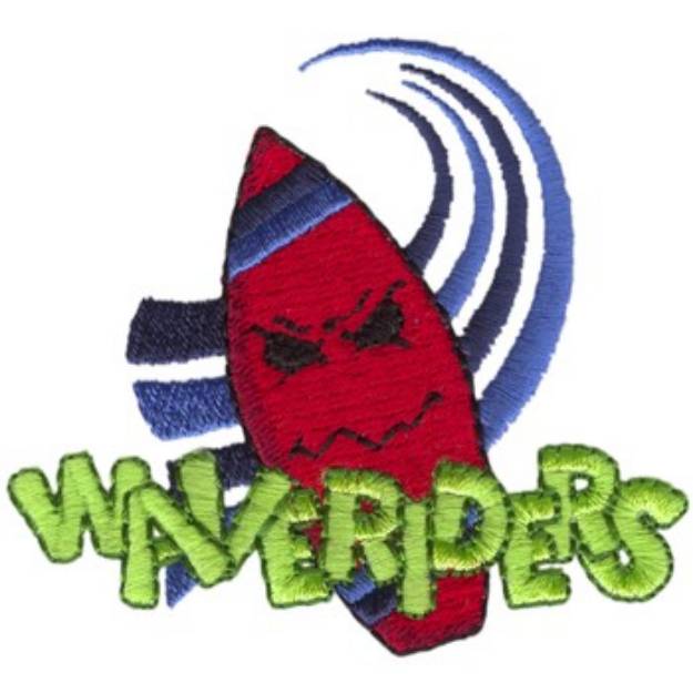Picture of Waveriders Machine Embroidery Design