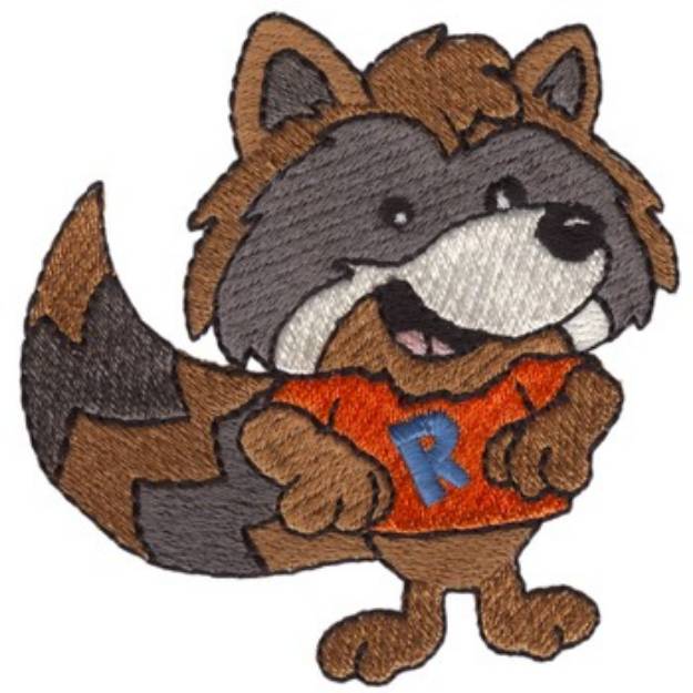 Picture of Raccoons Machine Embroidery Design