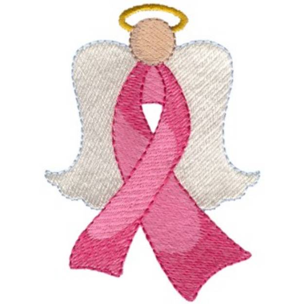 Picture of Angel Ribbon Machine Embroidery Design