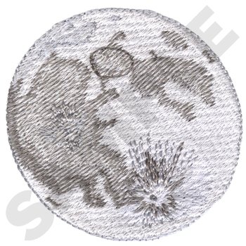 Moon Machine Embroidery Design