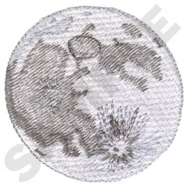 Picture of Moon Machine Embroidery Design