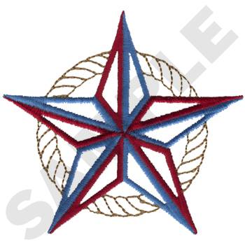 Mariners Star Machine Embroidery Design