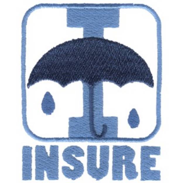 Picture of Rainy Day Insurance Machine Embroidery Design