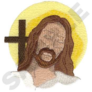 Jesus Machine Embroidery Design