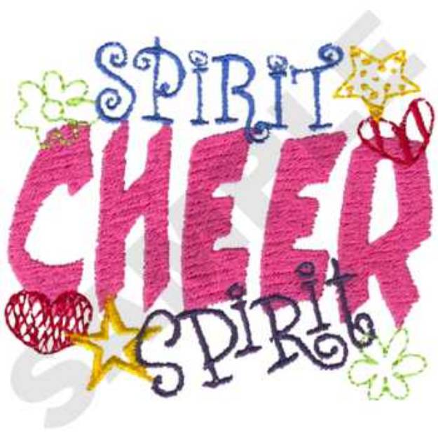 Picture of Cheer Spirit Machine Embroidery Design