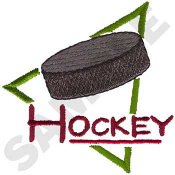 Hockey Machine Embroidery Design