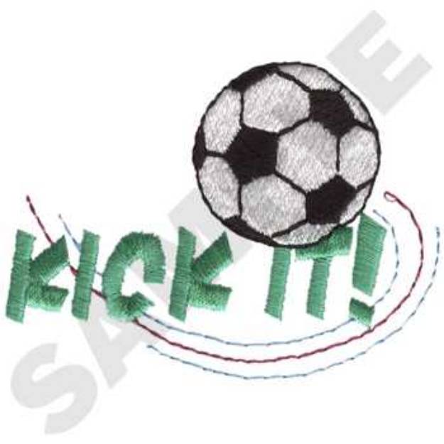 Picture of Kick It! Machine Embroidery Design