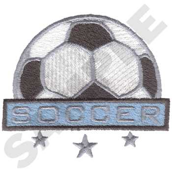 Soccer Logo Machine Embroidery Design