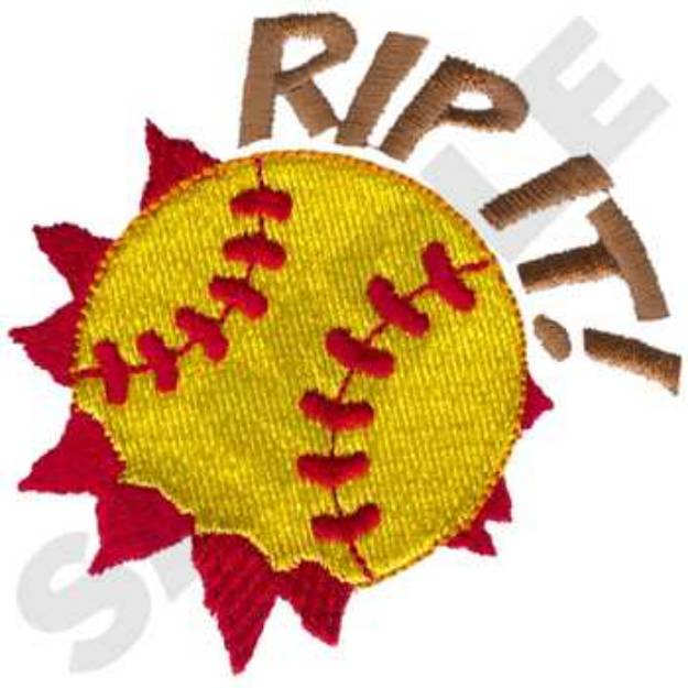 Picture of Rip It! Machine Embroidery Design