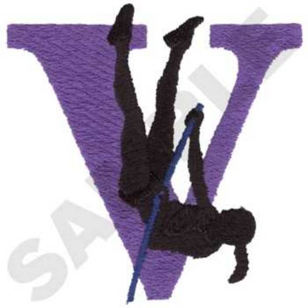 Picture of Womens Pole Vault Machine Embroidery Design