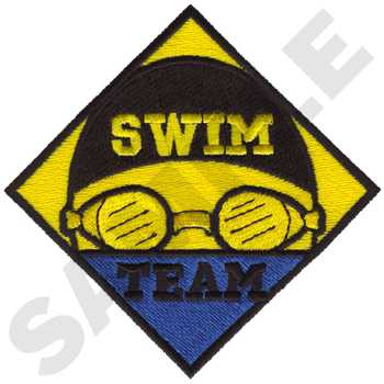 Swim Team Machine Embroidery Design