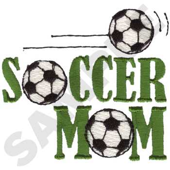 Soccer Mom Machine Embroidery Design
