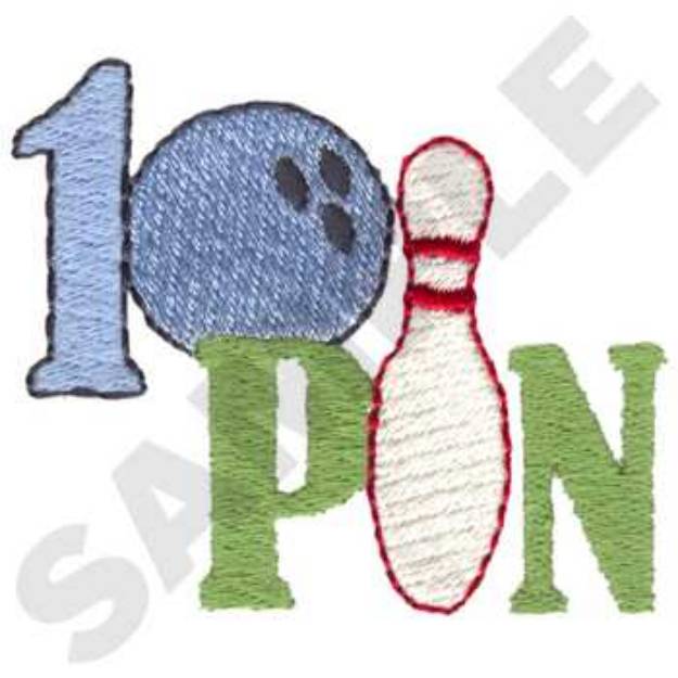 Picture of 10 Pin Machine Embroidery Design