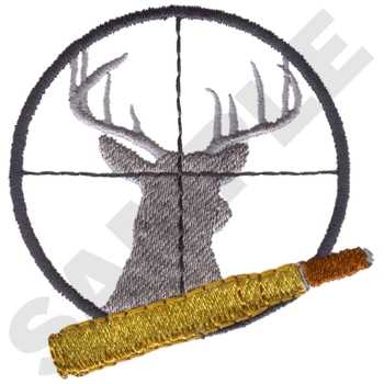 Deer Hunting Machine Embroidery Design