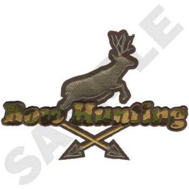 Picture of Bow Hunting Machine Embroidery Design