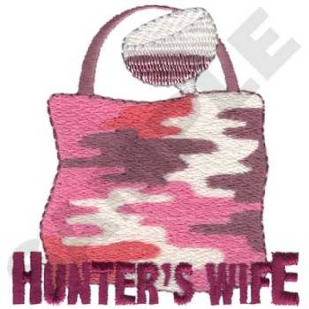 Picture of Hunters Wife Machine Embroidery Design