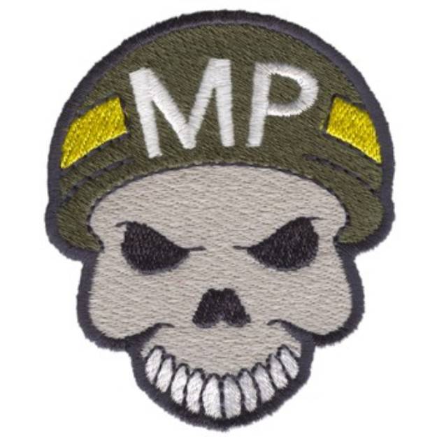 Picture of Military Police Machine Embroidery Design