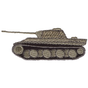 WWII Tank Machine Embroidery Design