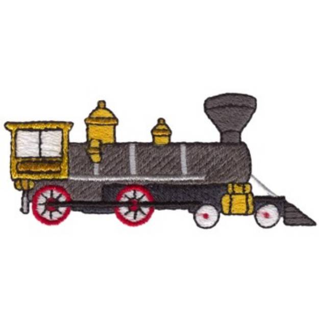 Picture of Steam Engine Machine Embroidery Design