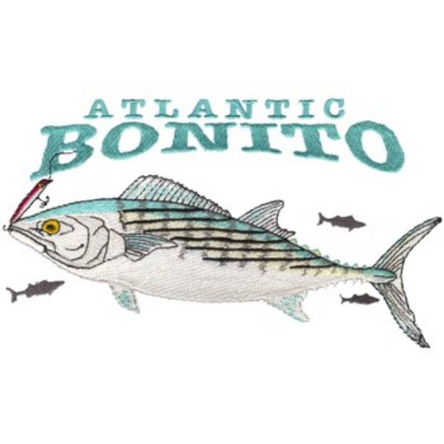 Picture of Atlantic Bonito Machine Embroidery Design