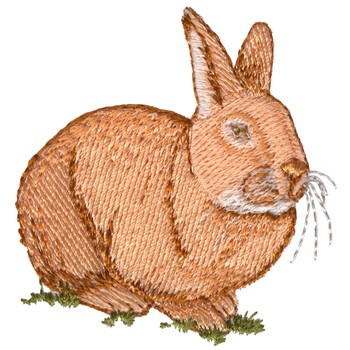Satin Rabbit Machine Embroidery Design