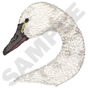 Tundra Swan Machine Embroidery Design